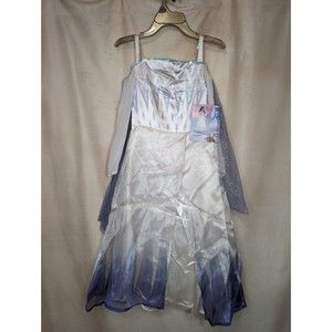 NWT Size Medium Disguise Disney Frozen Snow Queen Elsa Girls Costume